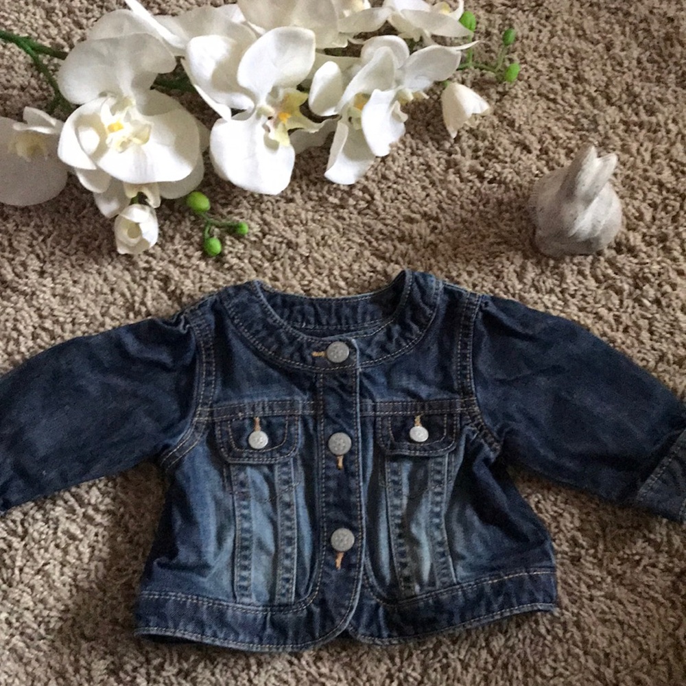 🦄EUC denim baby jacket
